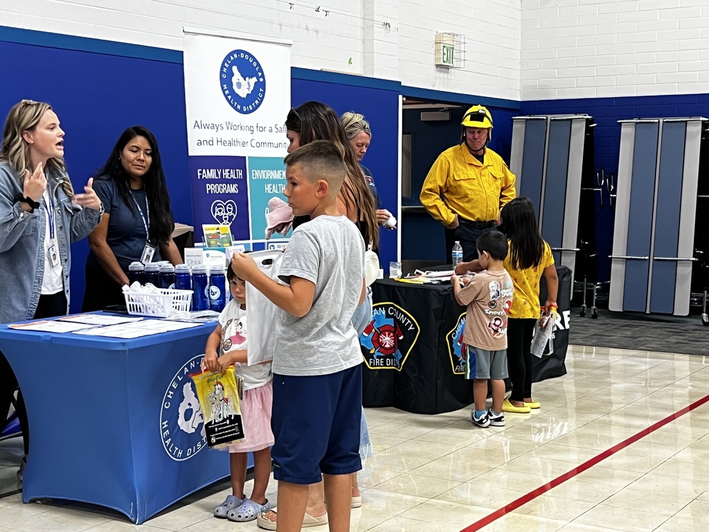 Chelan booth at resource fair