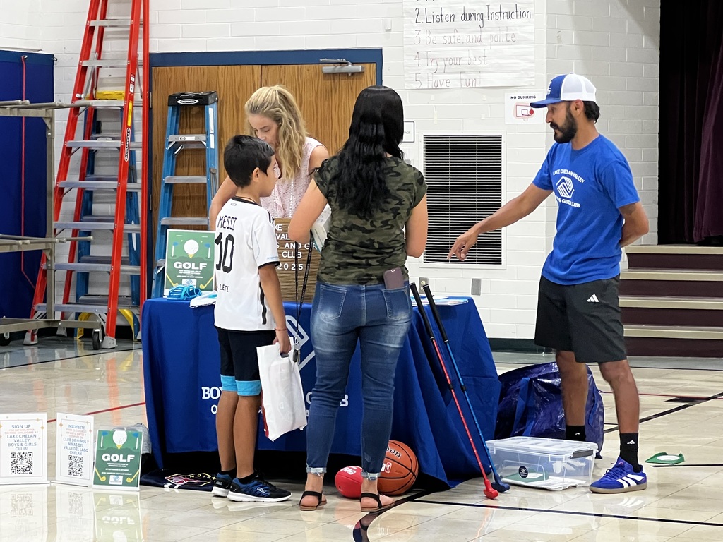 Boys & Girls Club booth at resource fair.