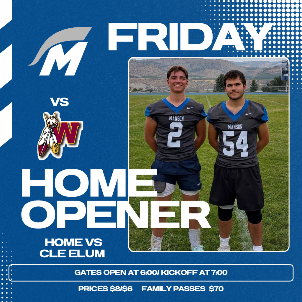 Manson Football Co Captains prepare for Friday Home Opener