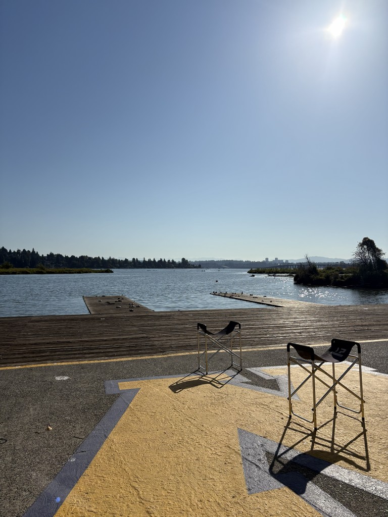 A veiw of Lake Washington from the University of Washington dock.