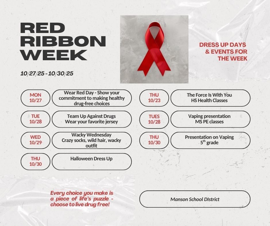 Red Ribbon Activity List
