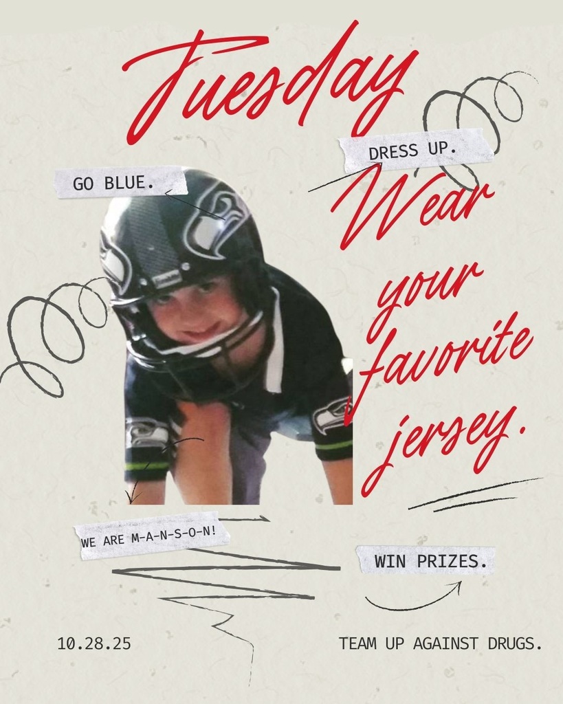 Tuesday is wear your favorite jersey day.