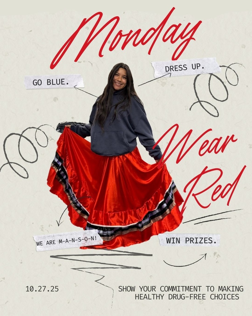 Monday is Wear Red Day.