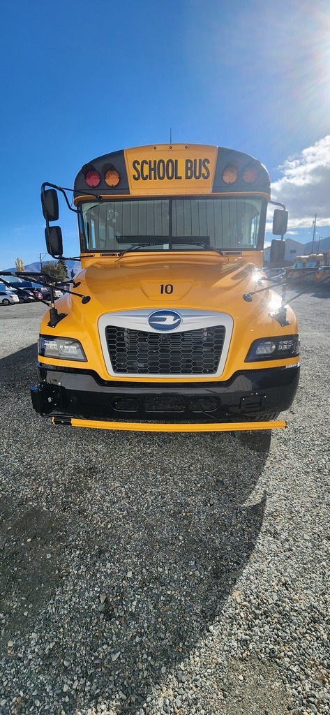 Front image of Bluebird Bus #10