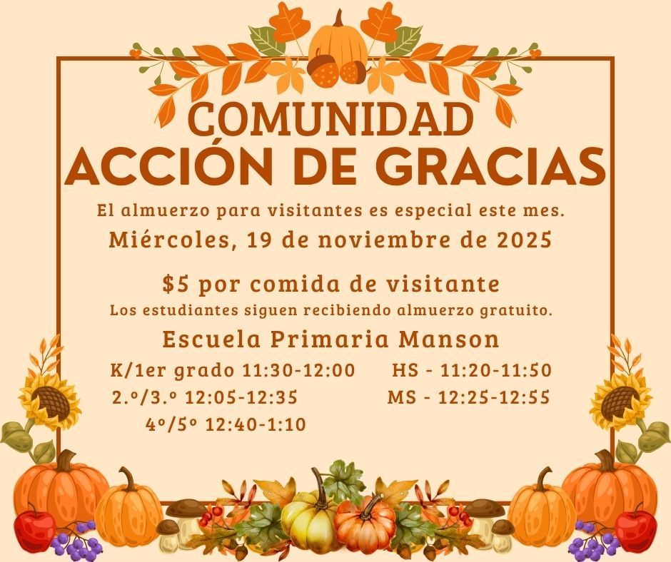 Spanish version of volunteer lunch