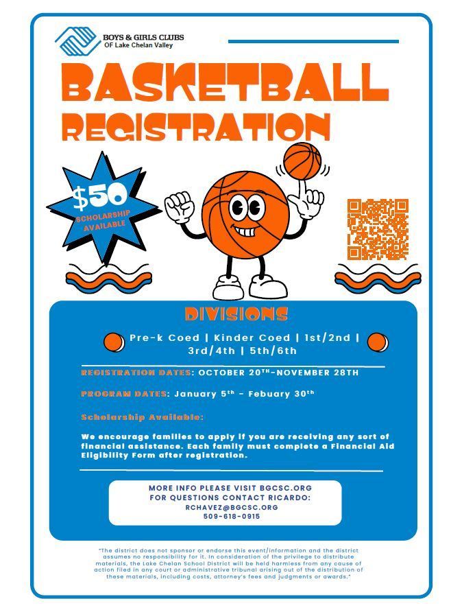 Basketball flyer English