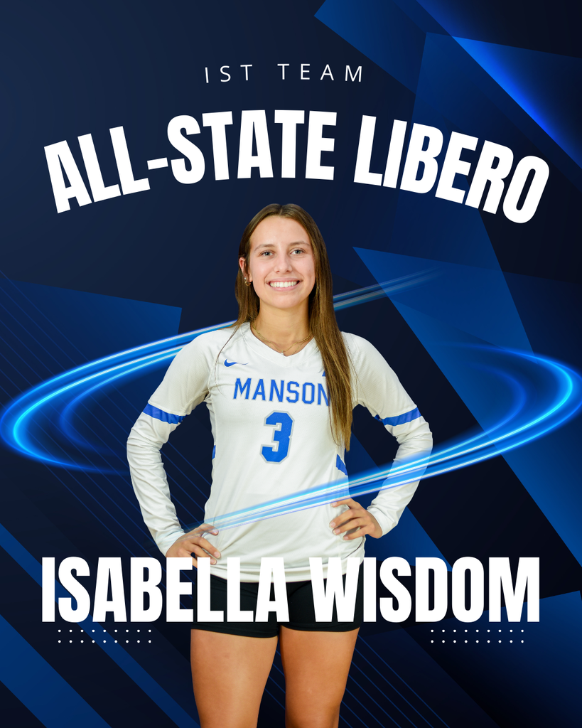 Isabella Wisdom  first team all state libero.
