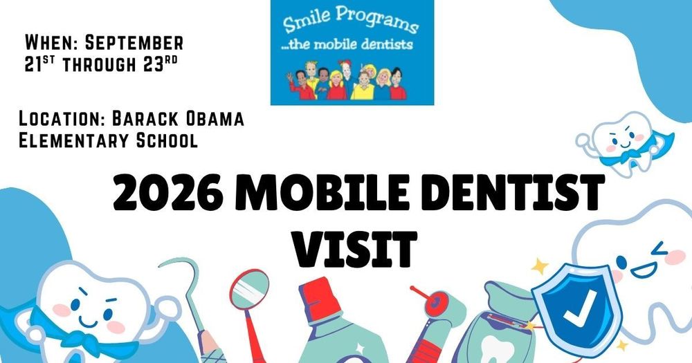 Blue, White, Black Dentist Poster