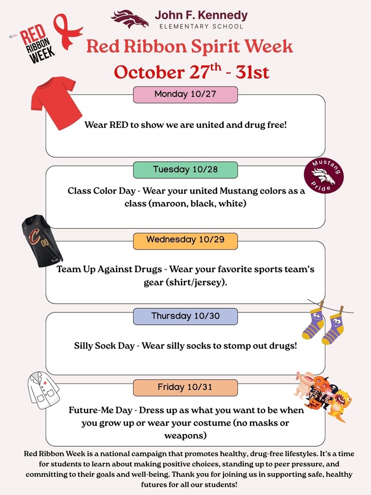 Red Ribbon Spirit Week