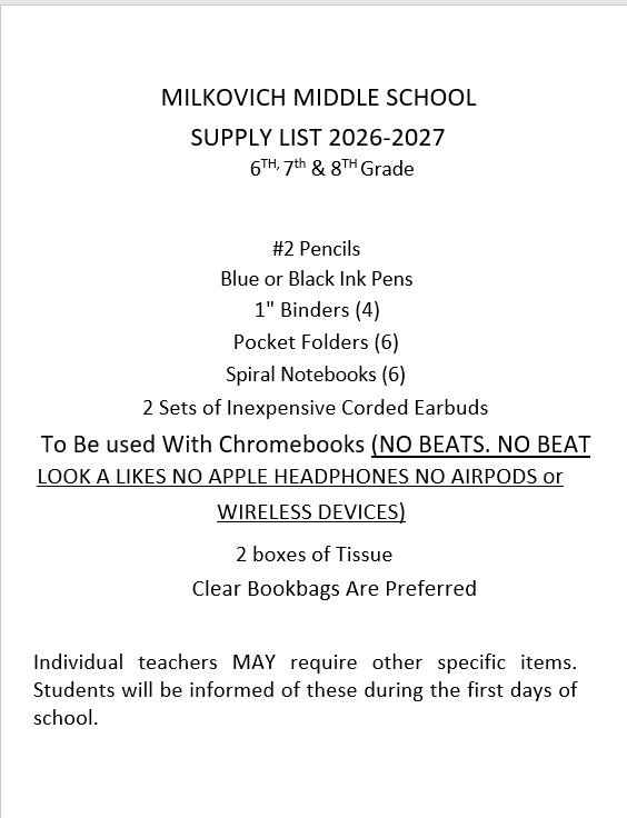 school supplies