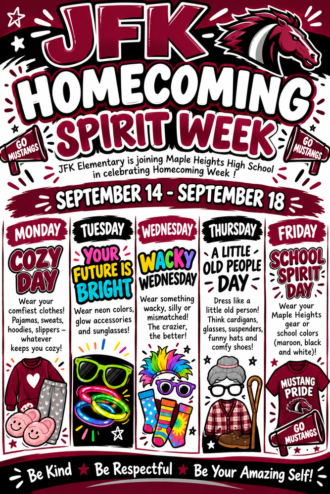 JFK Spirit Week