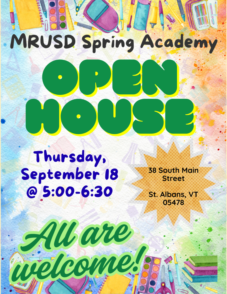 Spring Academy Open House 
