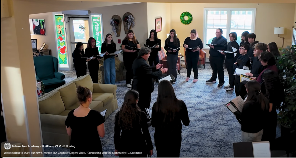 BFA Chamber Singers Connecting with the Community