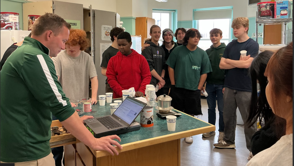Image of health class cooking