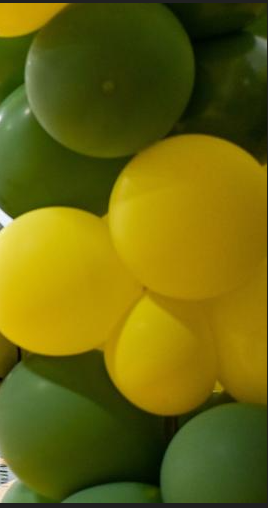 Green & Gold Balloons