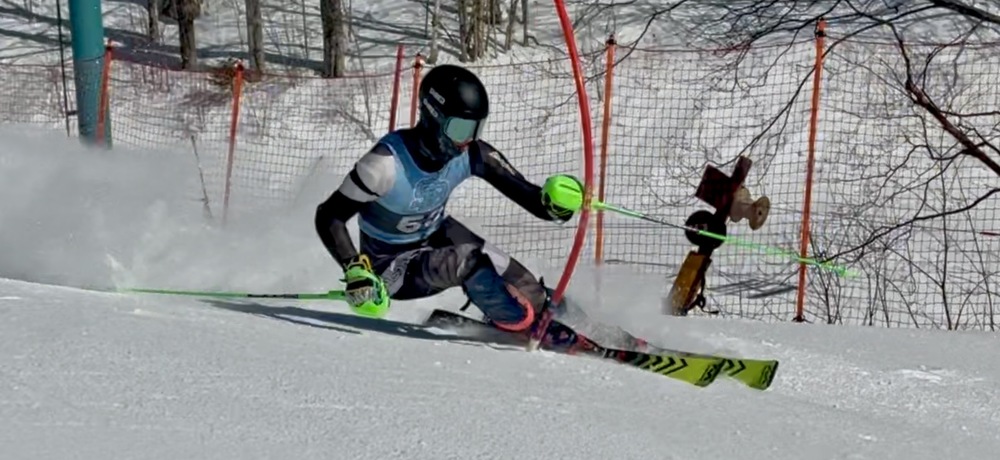 Image of Grant Montgomery - won both the SL and GS in the district and state races while earning the overall state championship!