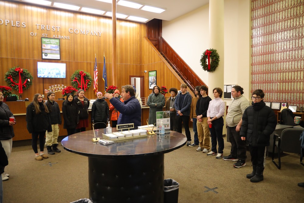 Image of BFA Chamber Singers at Peoples Trust Bank