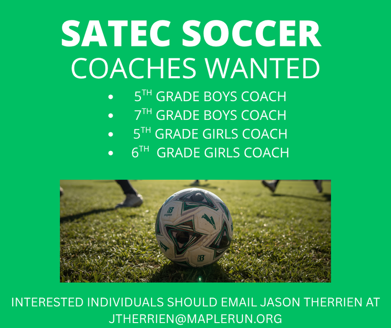 soccer coaches wanted