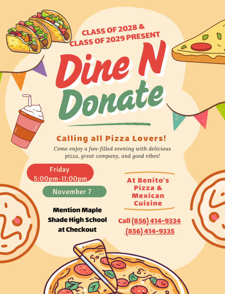 Dine & Donate Nov 7 at Benito's