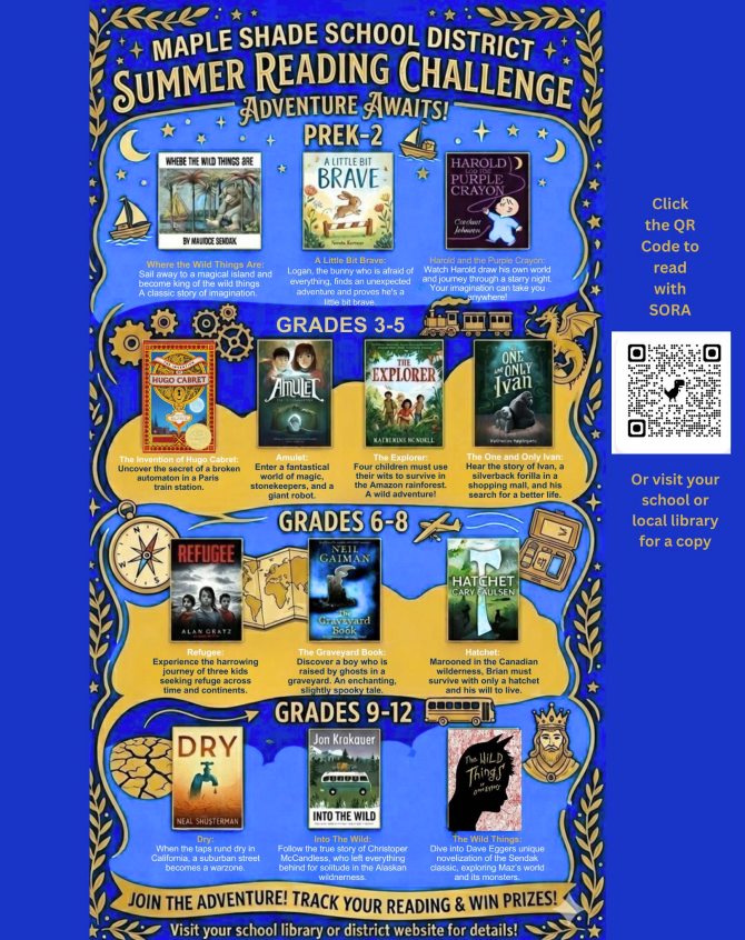 Summer reading 2026 poster
