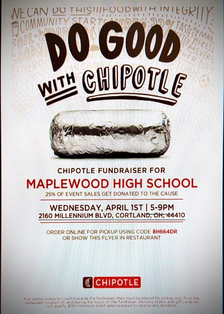 Sophmore class chipotle fund