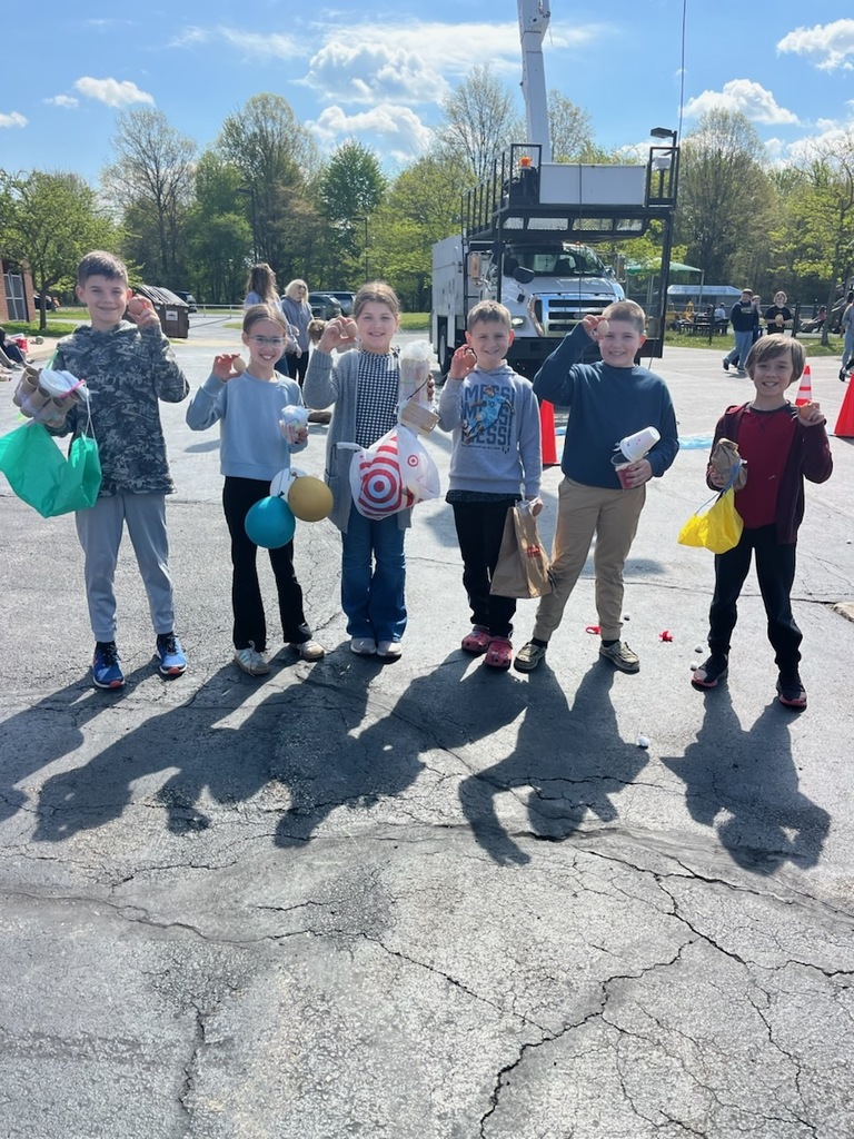 ur 4th graders put their creativity and engineering skills to the test during their annual STEM Egg Drop Challenge! 🥚🚒  On Thursday, May 7, students designed and built their own egg protection devices to see if their egg could survive a 30-foot bucket truck drop. This hands-on activity is always a student favorite, and this year we had 20 surviving eggs!  Great job to all of our young engineers for their hard work, problem-solving, and creativity!