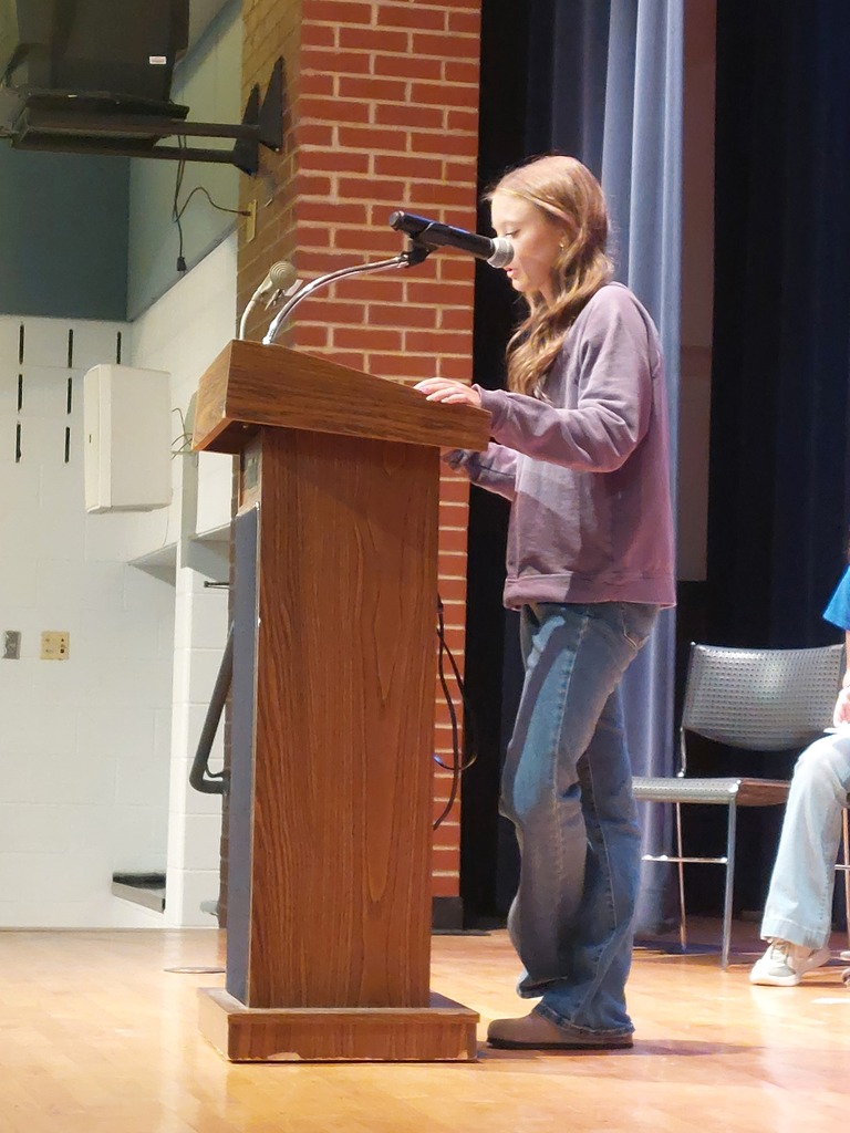 On Friday, Sept. 25, our freshmen took to the stage to deliver their campaign speeches and share why they wanted to represent their class! Congratulations to our newly elected Freshman Class Officers: β President: Conner Fisher β Vice President: Isabella Vernon β Secretary: Payton Thomas β Treasurer: Elizabeth Morse β Communication Officer: Alyssa Dutton Weβre proud of all of our students who stepped up, spoke in front of their classmates, and showed their leadership skills!