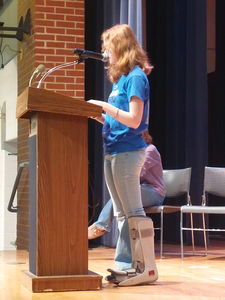 On Friday, Sept. 25, our freshmen took to the stage to deliver their campaign speeches and share why they wanted to represent their class! Congratulations to our newly elected Freshman Class Officers: β President: Conner Fisher β Vice President: Isabella Vernon β Secretary: Payton Thomas β Treasurer: Elizabeth Morse β Communication Officer: Alyssa Dutton Weβre proud of all of our students who stepped up, spoke in front of their classmates, and showed their leadership skills!