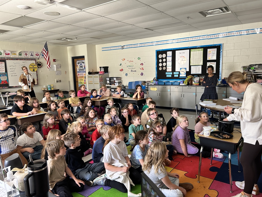 π§ͺ Science was extra sweet in 2nd grade earlier this week! π Our 2nd graders spent time learning all about solids, liquids, and gases through some fun, hands-on experiments! π Students observed the Magic Inflating Balloon Experiment, where they watched baking soda and vinegar react to create carbon dioxide gas, inflating a balloon right before their eyes! π« In celebration of National Chocolate Covered Pretzel Day, students continued their learning with a delicious science experiment! They observed solid chocolate melt into a liquid and then watched it turn back into a solid as it cooled. Of course, the best part was getting to enjoy some delicious chocolate-covered pretzels generously donated by Daffinβs Candies! π₯¨π« A huge THANK YOU to Daffinβs for providing such a yummy treat for our students and helping us make science learning extra sweet!
