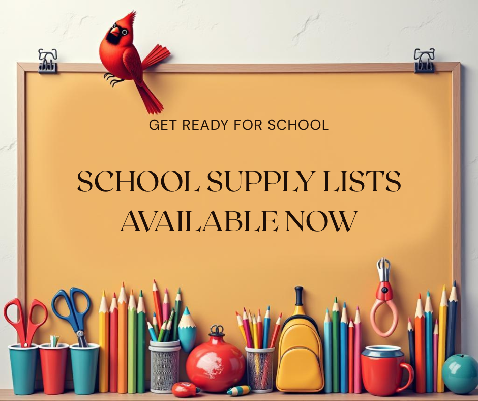 School supply lists are now available!