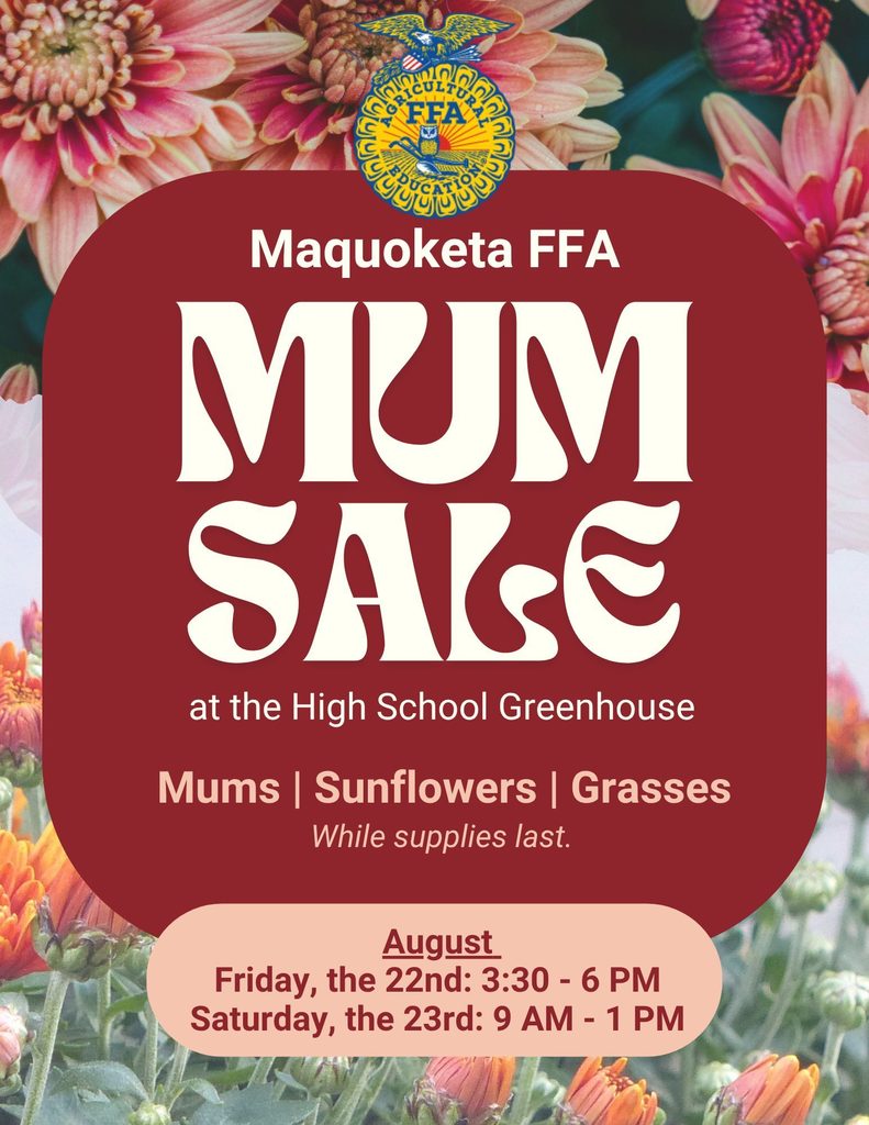 🍂✨ Come support our FFA chapter and take home some gorgeous mums while they last! 🌿