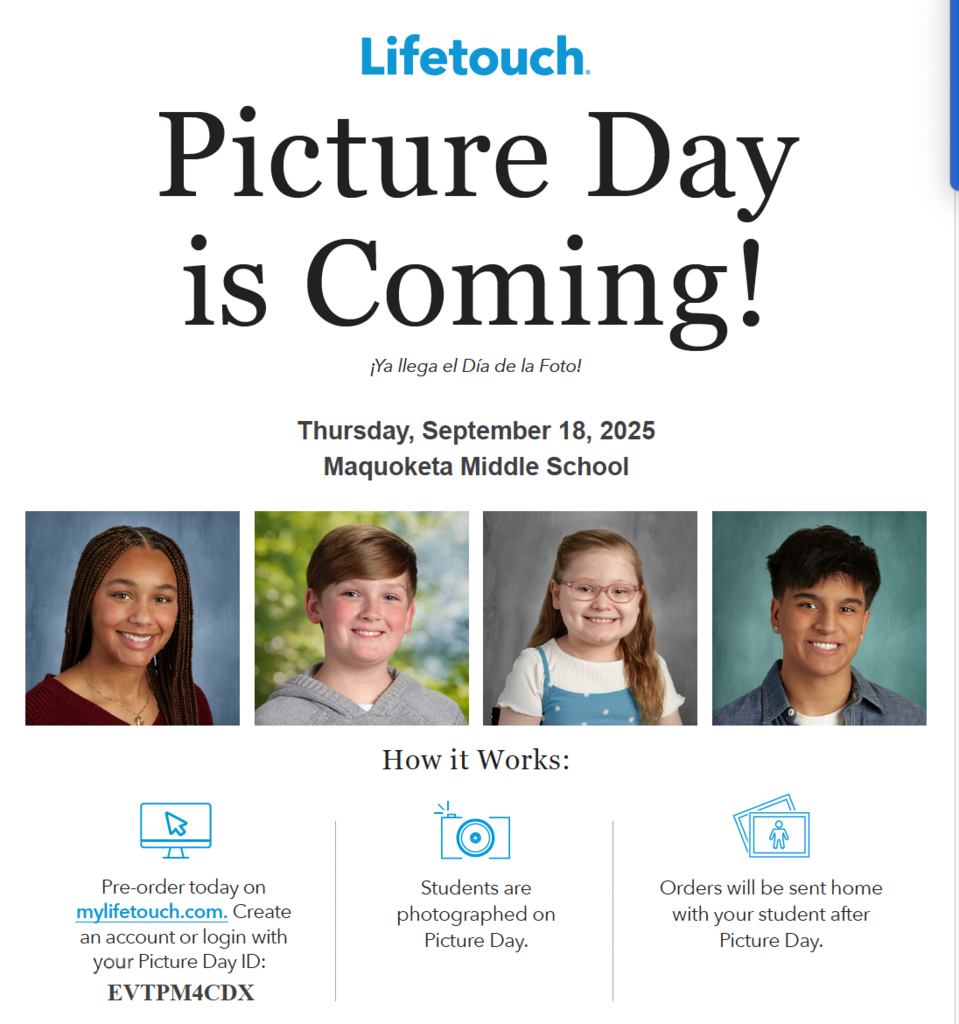 Picture Day is tomorrow!