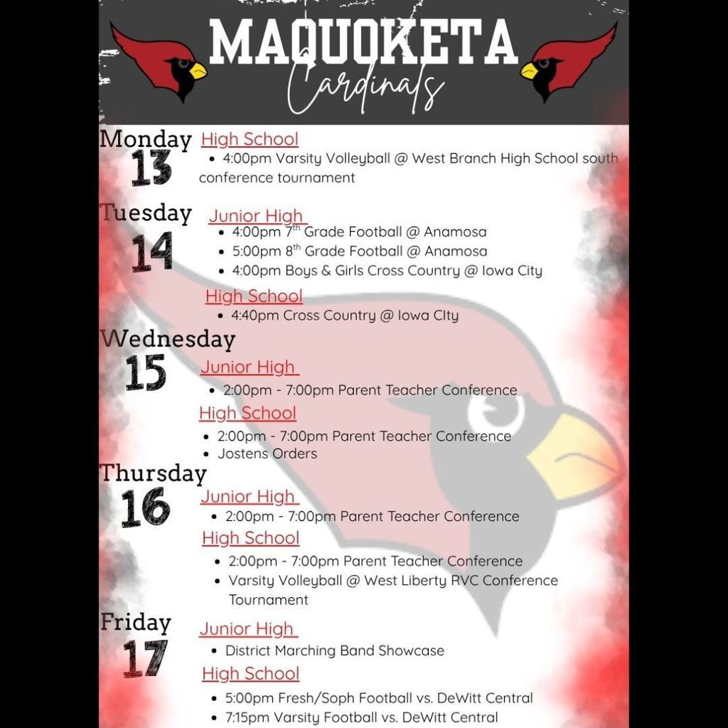 Weekly Events