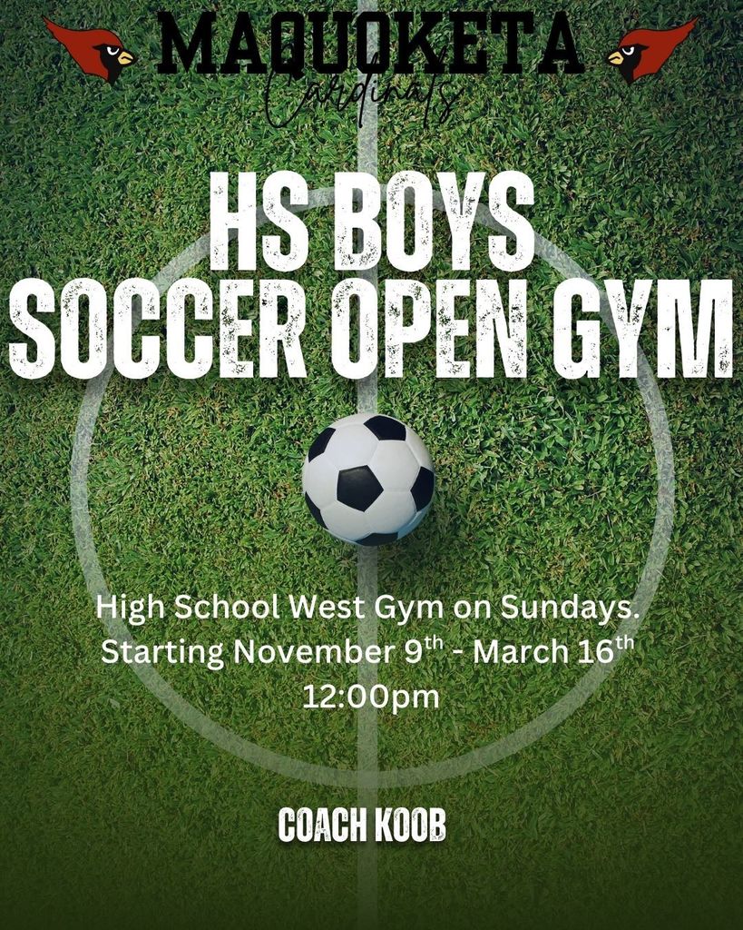 High School Boys Soccer Open Gym 