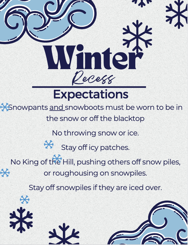 Winter Recess Expectations