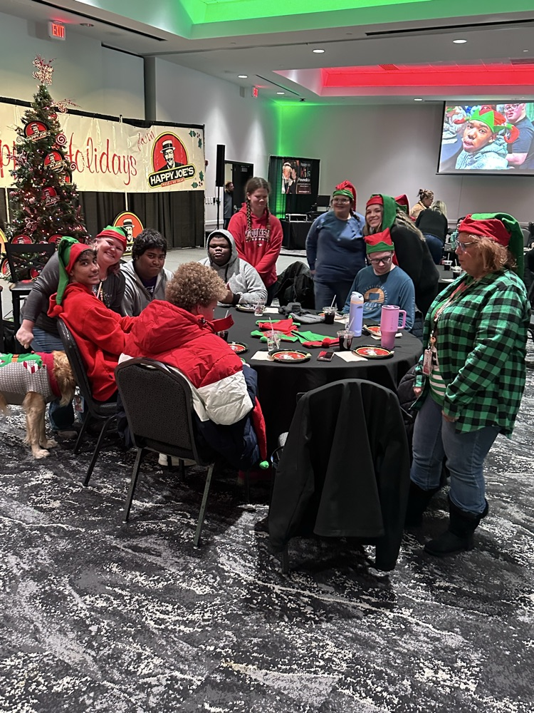 Happy Joes pizza party !