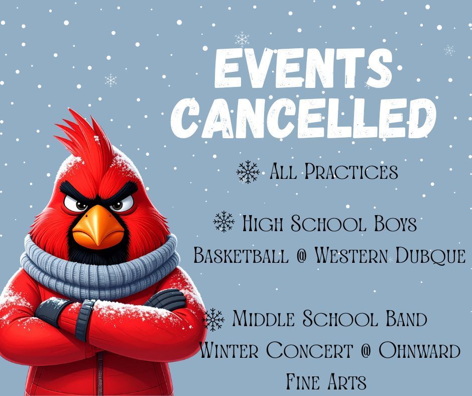 Events Cancelled
