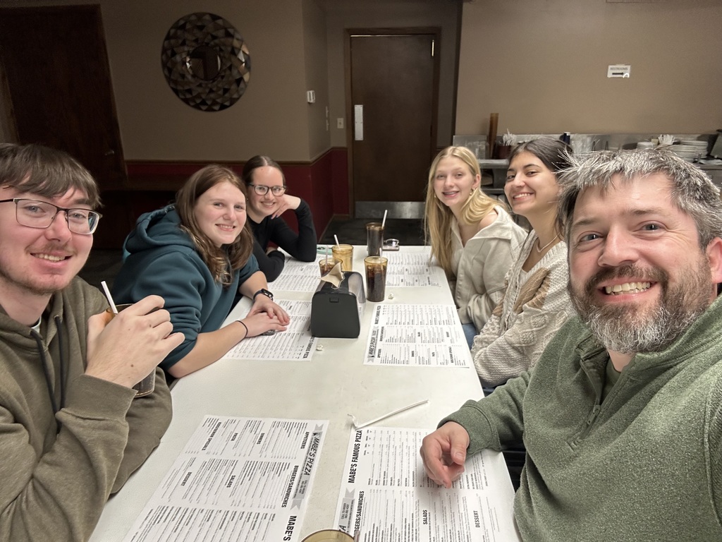 Vocal students at Mabe's restaurant