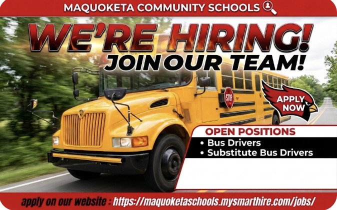 Hiring bus drivers at MCSD