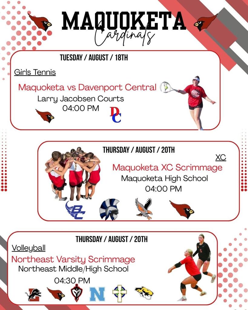 High School Events 8.18.26