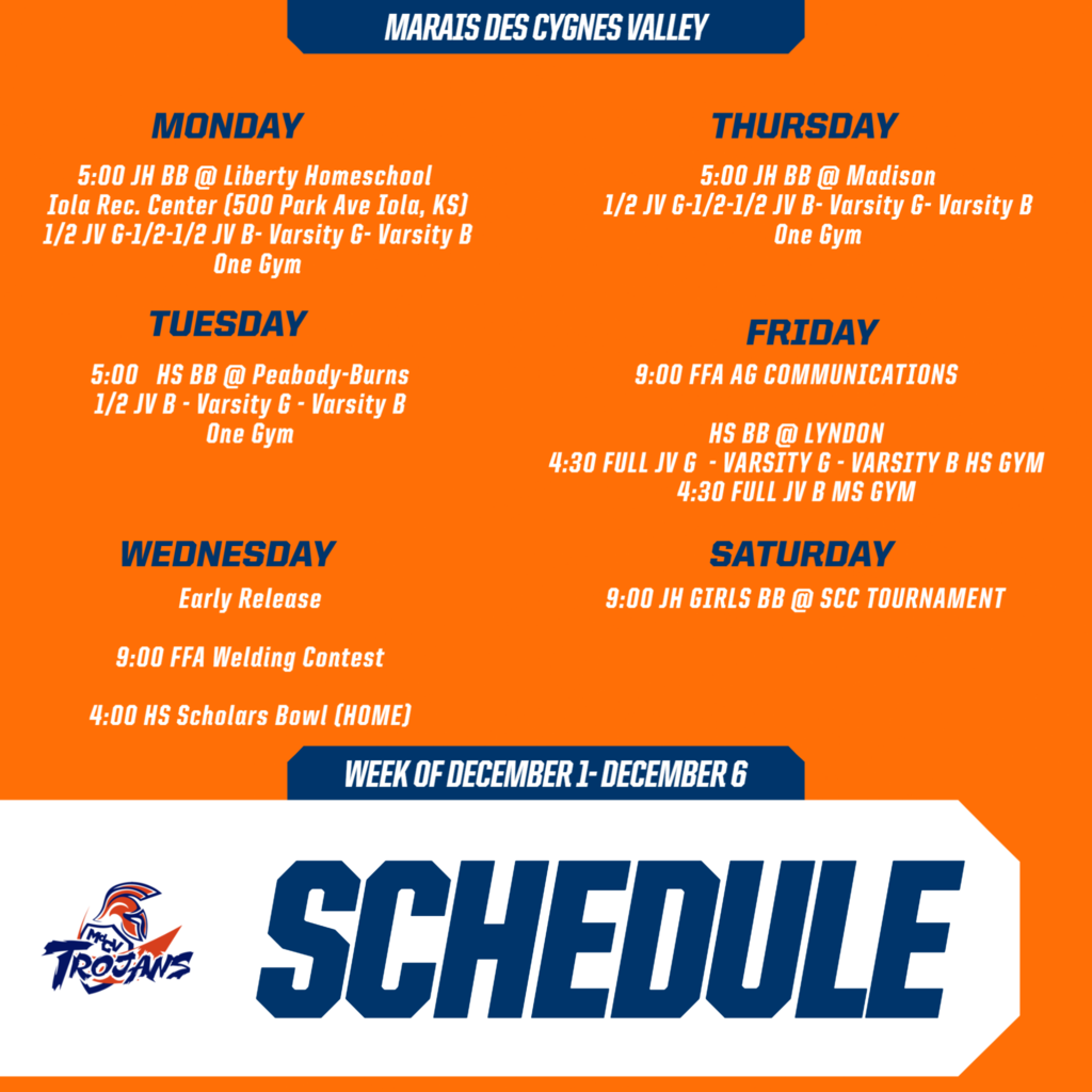 Weekly Schedule 8539833