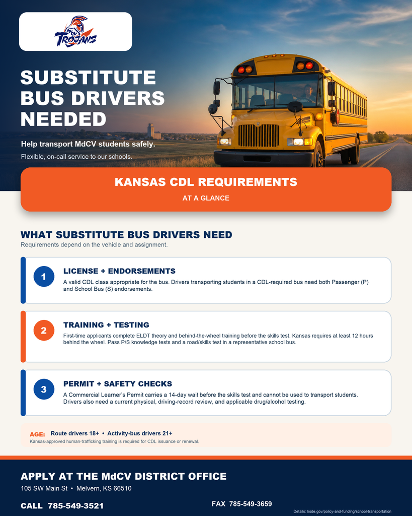 Bus Drivers Needed