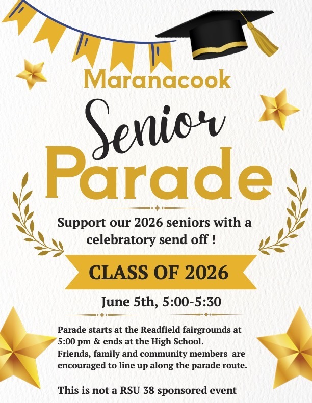 Senior Parade flyer