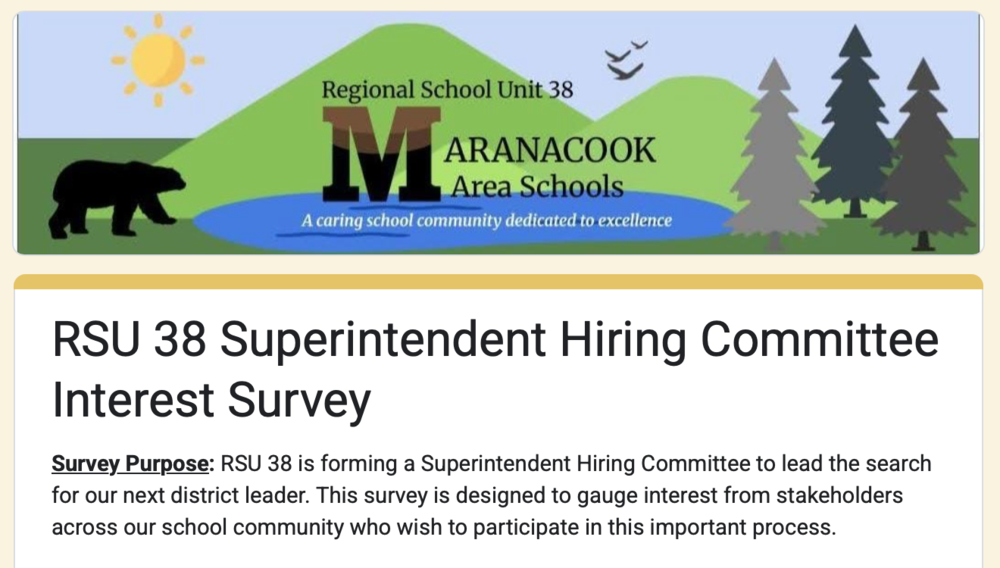 hiring committee interest survey image