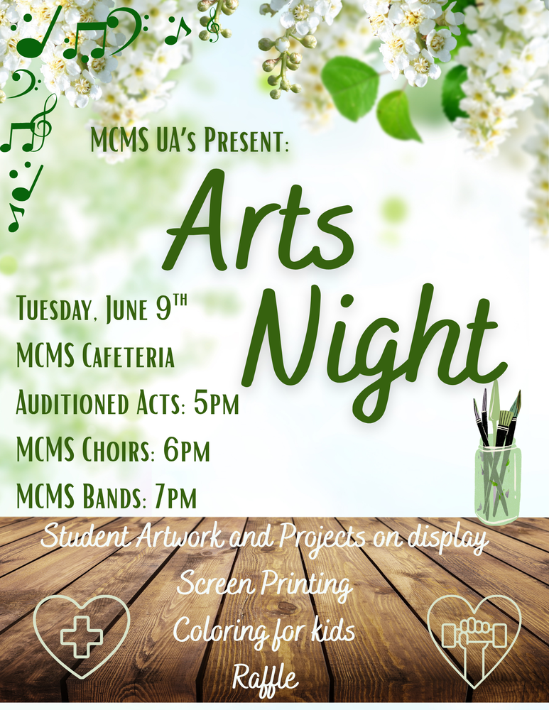Arts night poster