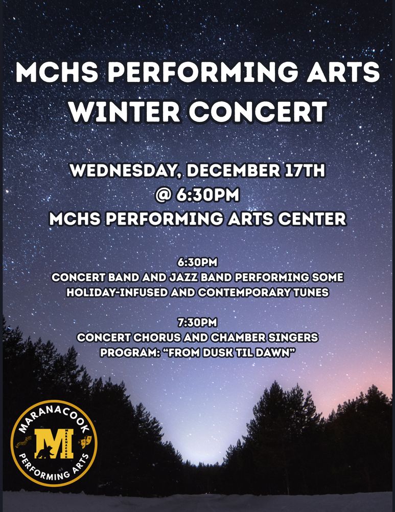 winter concert flyer