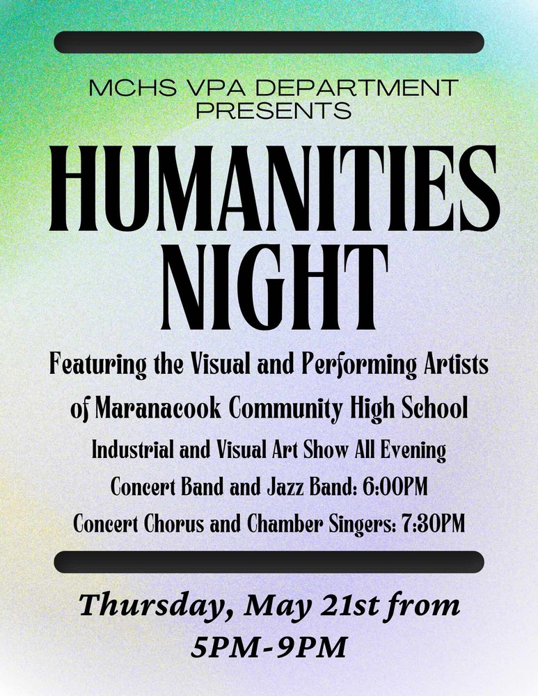 Humanities Night poster