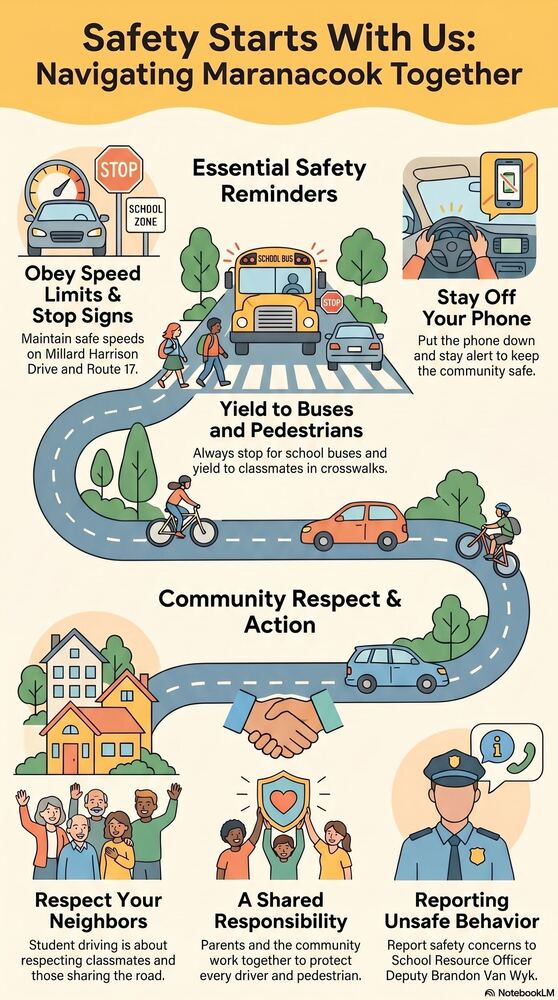 Driving safe infographic