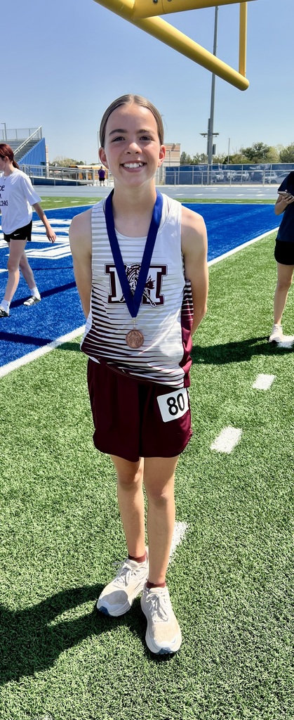 Gracie Dabbs- MS Girls 8th Place