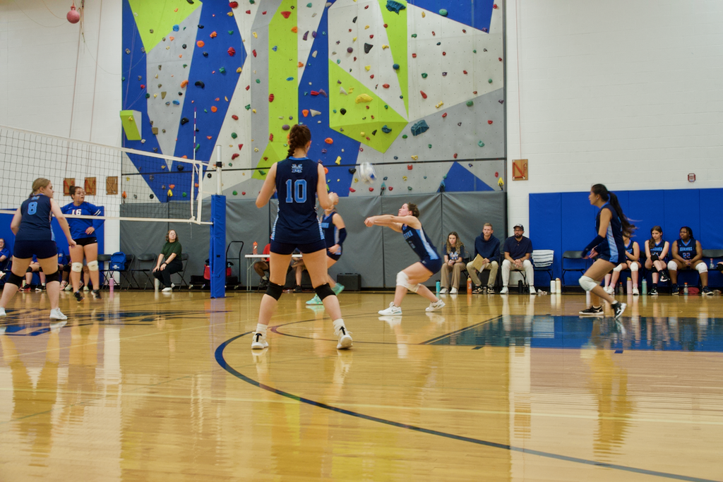 Marburn Volleyball player bumping 